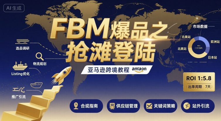 FBM爆品之抢滩登陆-亚马逊跨境教程-初遇