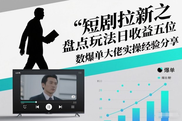 短剧拉新之盘点玩法日收益五位数爆单大佬实操经验分享-初遇