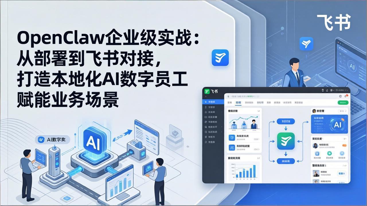OpenClaw企业级实战：从部署到飞书对接，打造本地化AI数字员工赋能业务场景-初遇