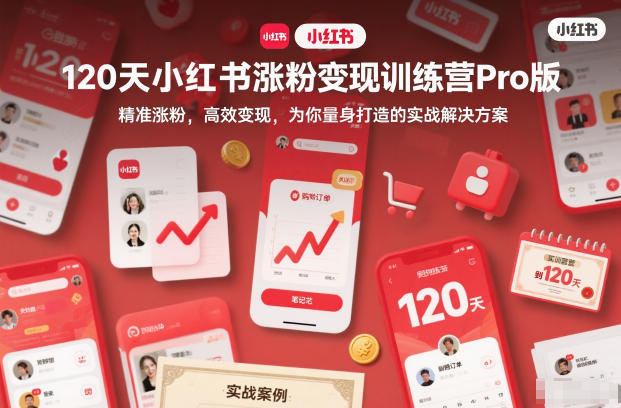 120天小红书涨粉变现训练营Pro版,精准涨粉,高效变现,为你量身打造的实战解决方案-初遇
