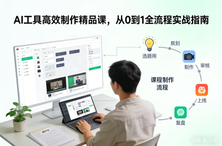 AI工具高效制作精品课，从0到1全流程实战指南-初遇