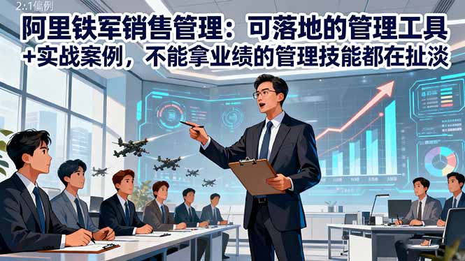 阿里铁军销售管理:可落地的管理工具+实战案例,不能拿业绩的管理都在扯淡-初遇
