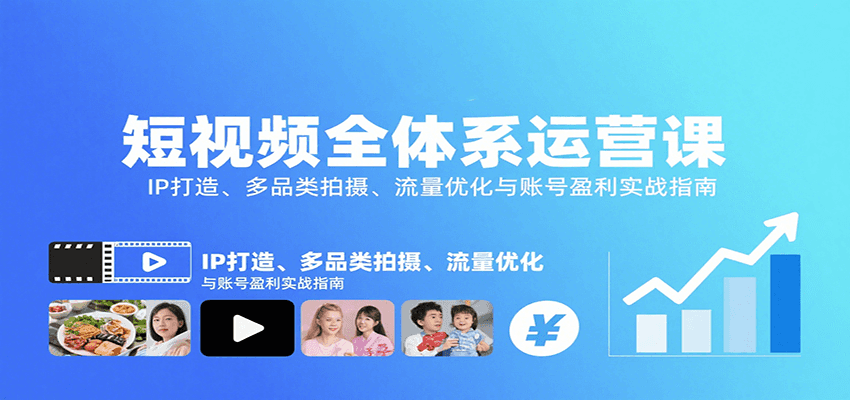 短视频全体系运营课:IP打造、多品类拍摄、流量优化与账号盈利实战指南-初遇