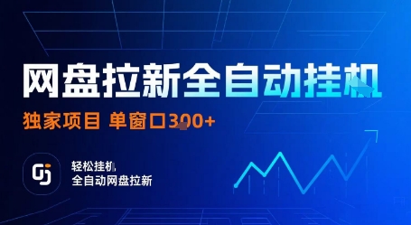 网盘拉新全自动挂G,独家项目,全自动运行完成拉新做任务,单窗口3张+【揭秘】-初遇