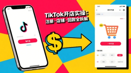 TikTok从开店到投流的进阶课，从基础实操到高阶技巧一网打尽-初遇
