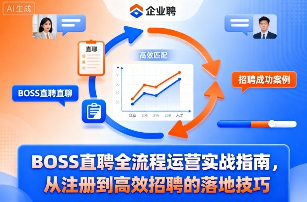 BOSS直聘全流程运营实战指南,从注册到高效招聘的落地技巧-初遇