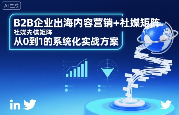 B2B企业出海内容营销+社媒矩阵,从0到1的系统化实战方案-初遇