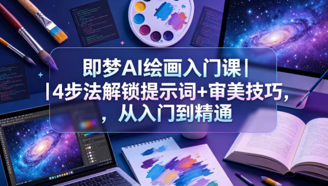 即梦AI绘画入门课｜4步法解锁提示词+审美技巧，从入门到精通-初遇