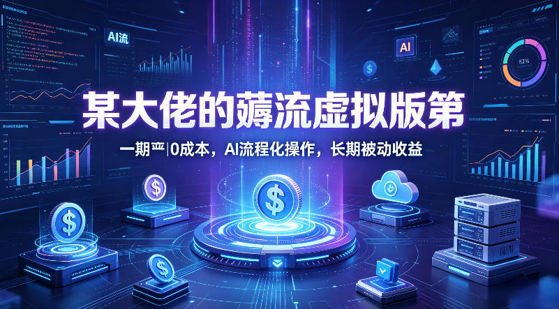 某大佬的薅流虚拟版第一期丨0成本，AI流程化操作，长期被动收益-初遇