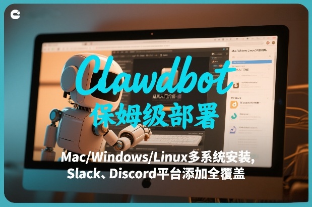 Clawdbot保姆级部署，从入门介绍、Mac/Windows/Linux多系统安装，到Slack、Discord平台添加全覆盖-初遇
