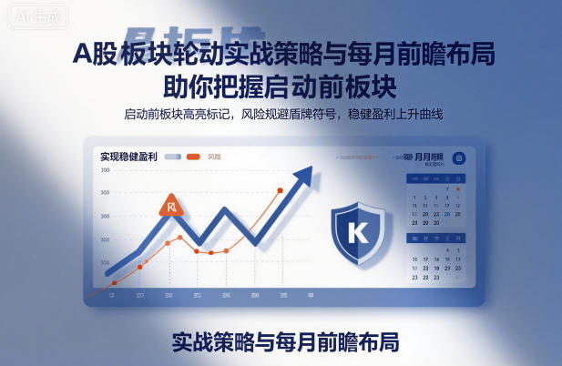 A股板块轮动实战策略与每月前瞻布局,助你把握启动前板块,规避风险,实现稳健盈利-初遇