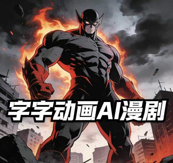 字字动画AI漫剧2026年第1期系统课程，小白看完就能学会实操的漫剧课，单人月收1-3W-初遇