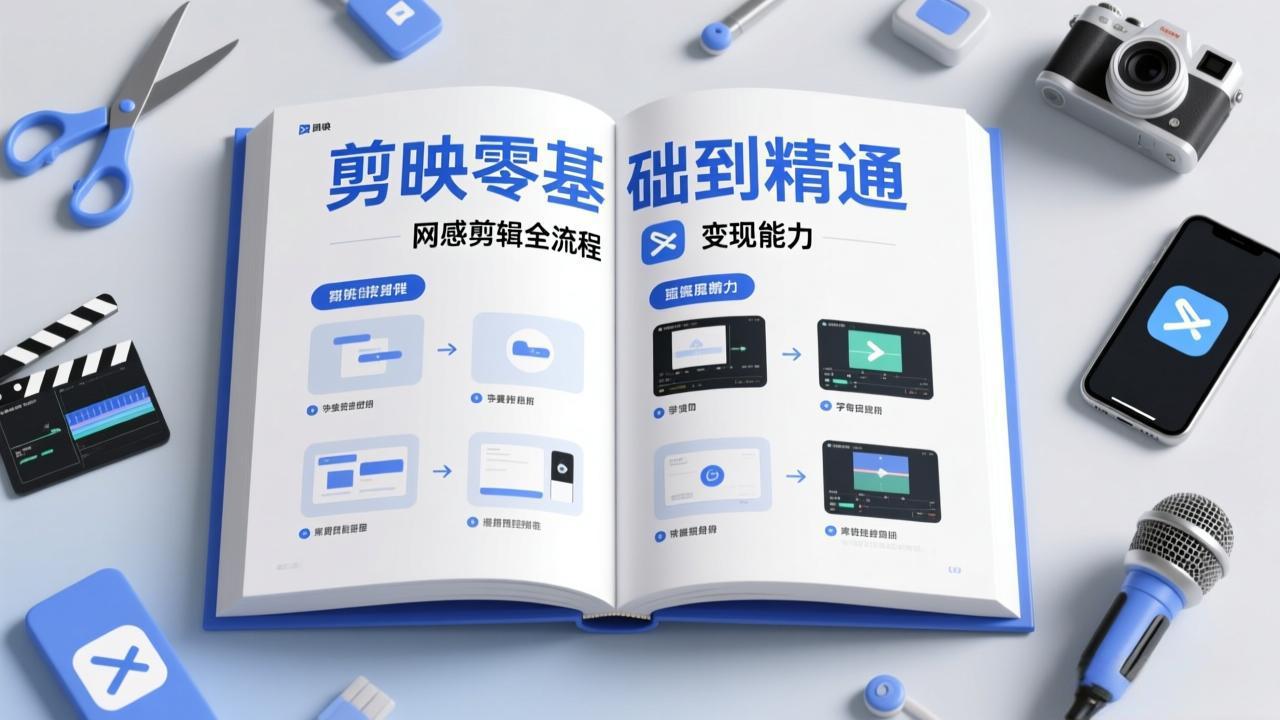 剪映零基础也能快速上手，从入门到精通掌握网感剪辑全流程，掌握能直接变现的剪辑能力-初遇