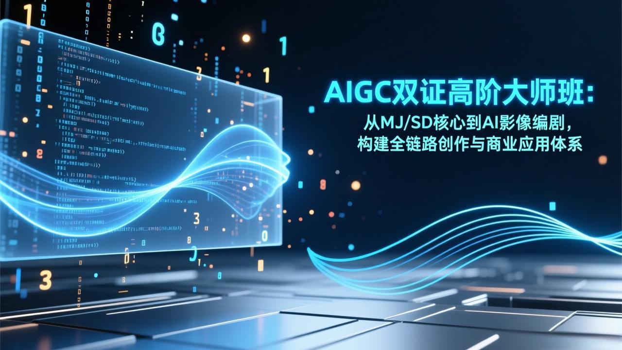 AIGC双证高阶大师班：从MJ/SD核心到AI影像编剧，构建全链路创作与商业应用体系-初遇