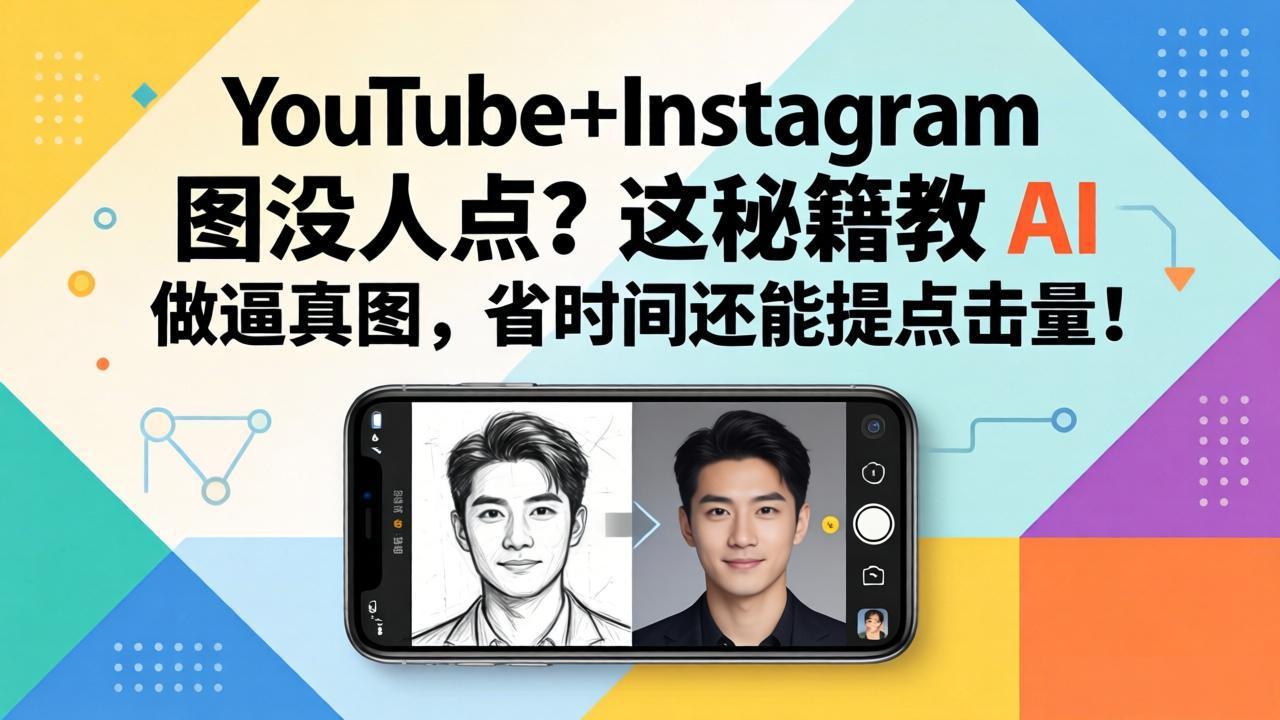 YouTube+Instagram图没人点？这秘籍教 AI 做逼真图，省时间还能提点击量-初遇