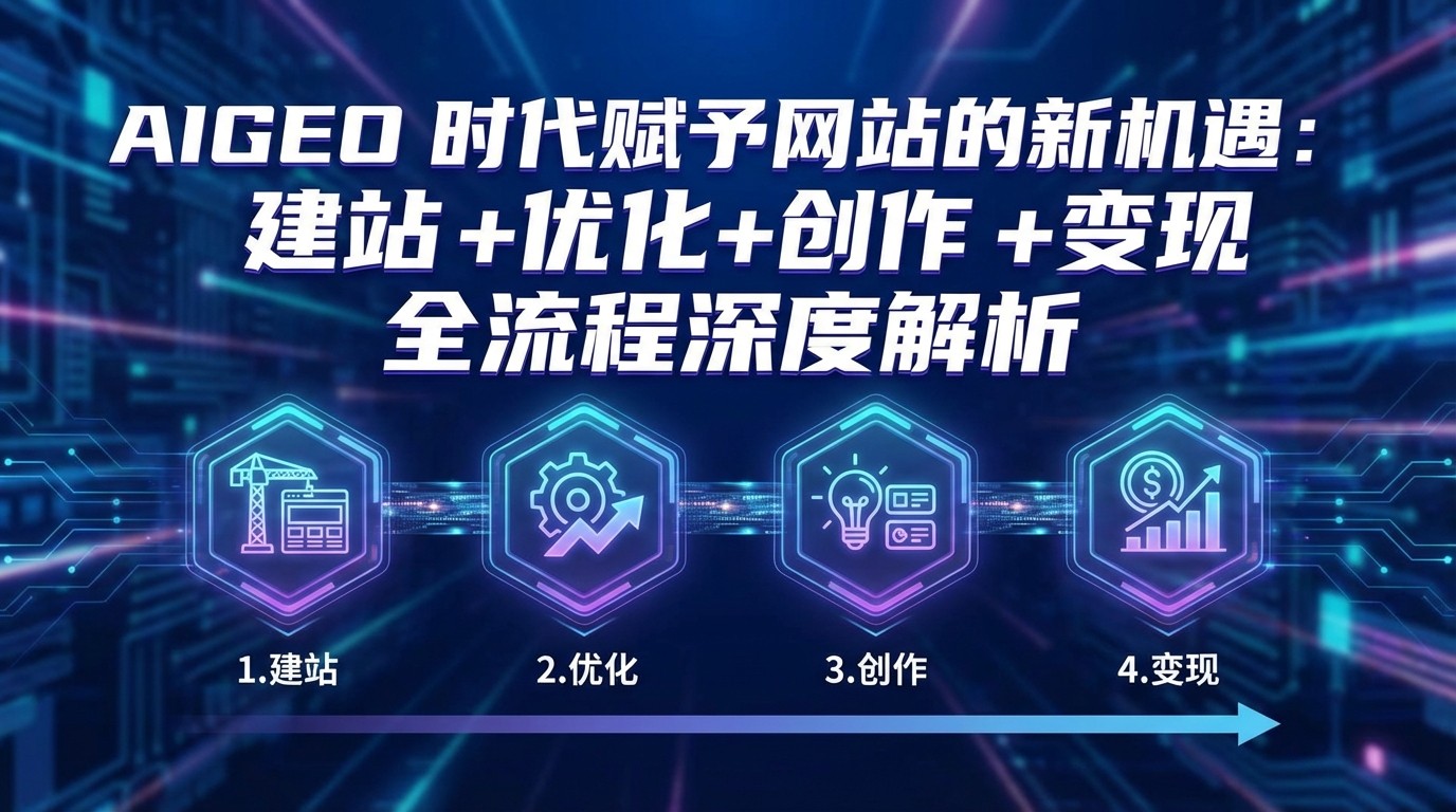 AIGEO+时代赋予网站的新机遇：建站+优化+创作+变现+全流程深度解析-初遇