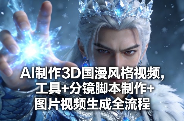 AI制作3D国漫风格视频,工具+分镜脚本制作+图片视频生成全流程-初遇