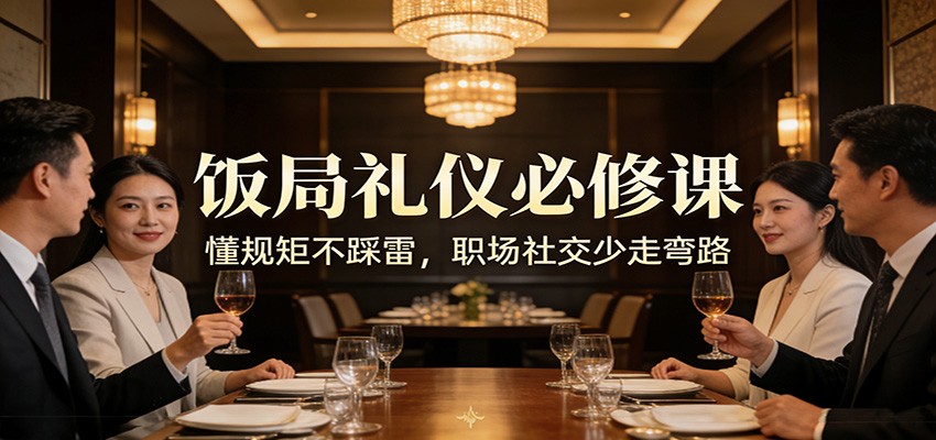 公众号收费文章：《饭局礼仪必修课：懂规矩不踩雷，职场社交少走弯路》-初遇