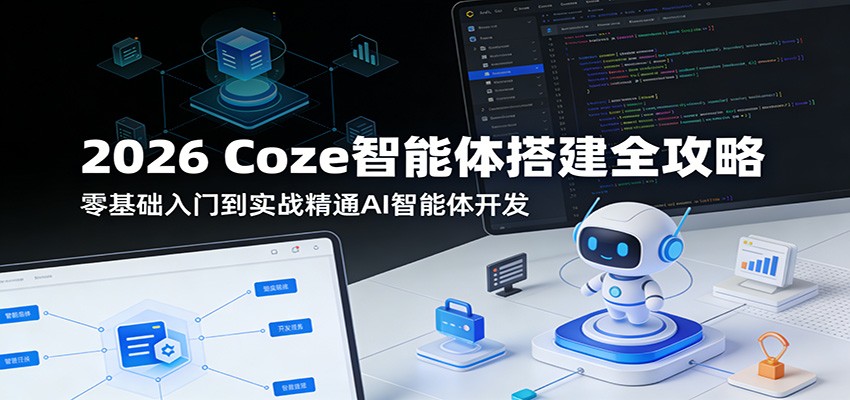 2026 Coze智能体搭建全攻略：零基础入门到实战精通AI智能体开发-初遇