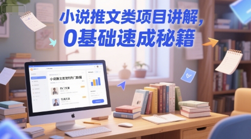 小说推文类项目讲解,0 基础速成秘籍-初遇