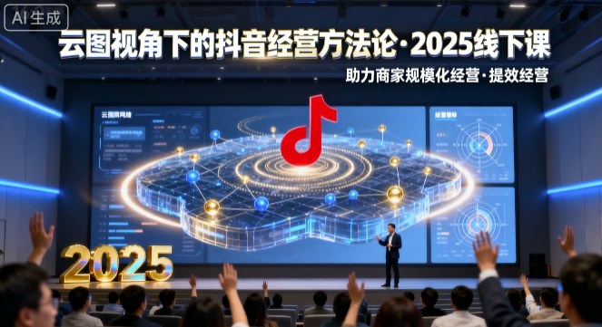 云图视角下的抖音经营方法论,2025线下课,助力商家规模化经营,提效经营(录音+字幕)-初遇