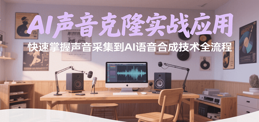 AI声音克隆实战应用,快速掌握声音采集到AI语音合成技术全流程-初遇
