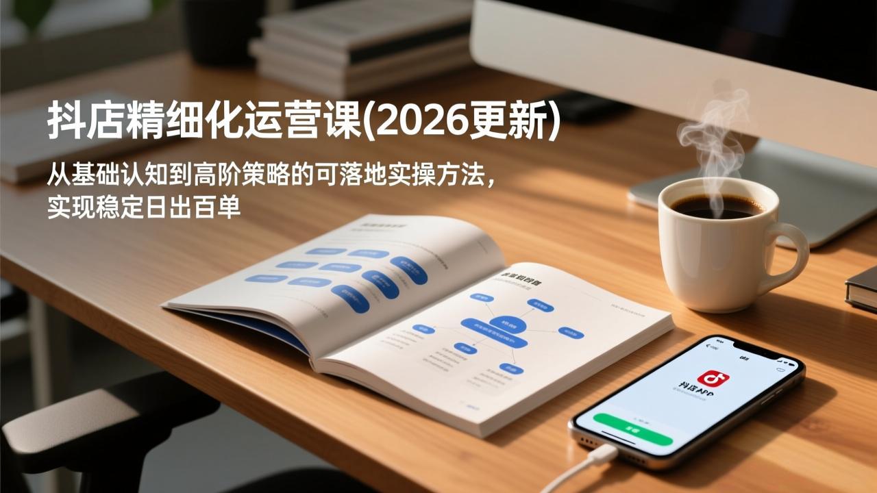 抖店精细化运营课(2026更新-初遇