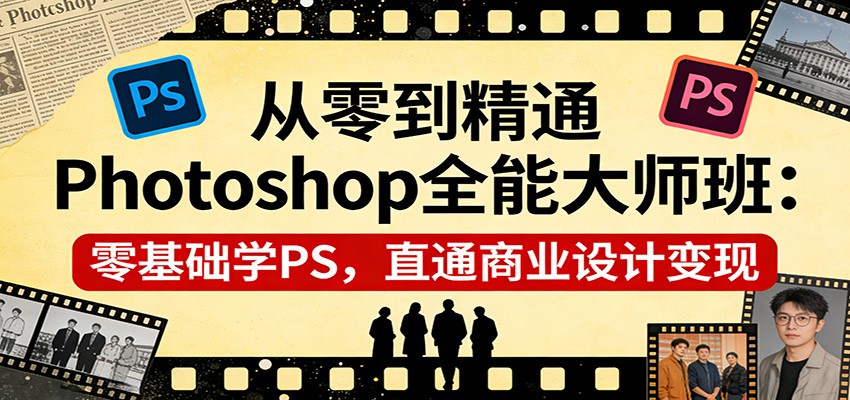 从零到精通Photoshop全能大师班：零基础学PS，直通商业设计变现-初遇