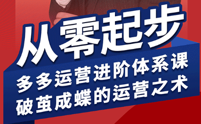海神·拼多多运营进阶系统课(更新2026)-初遇