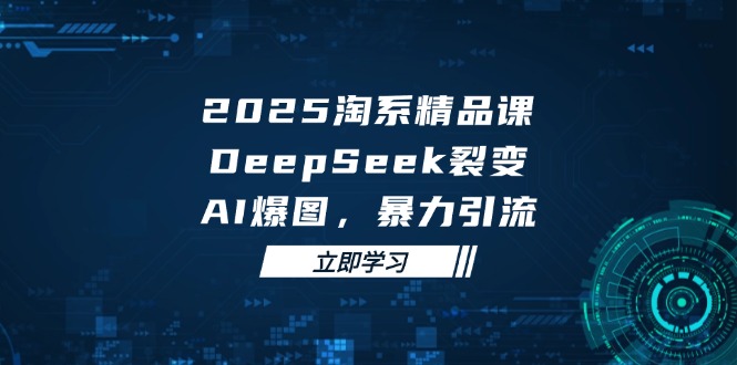2025 淘系精品课，DeepSeek 裂变，AI 爆图，暴力引流-初遇