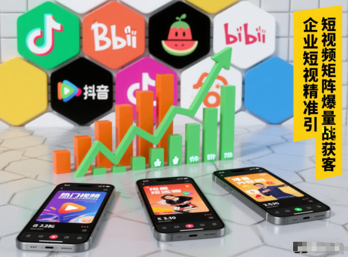 企业短视频精准引流矩阵获客，短视频矩阵爆量战法-初遇