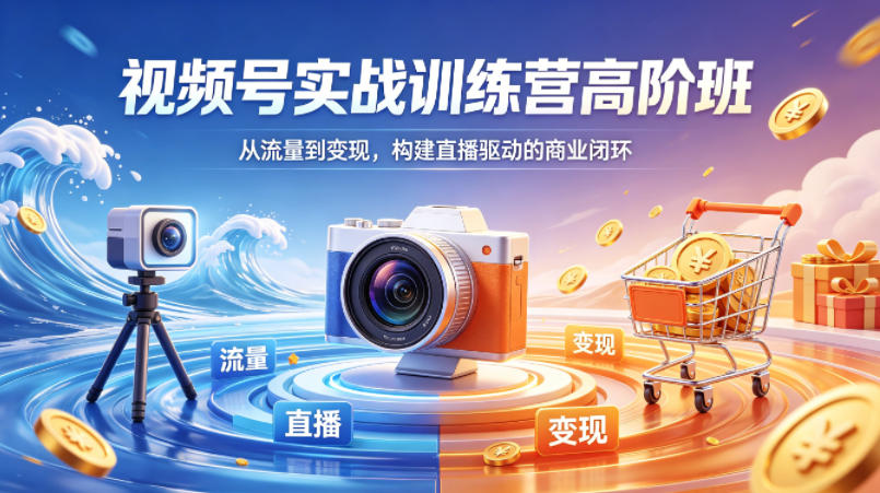 视频号实战训练营高阶班，从流量到变现，构建直播驱动的商业闭环(26年4月)-初遇