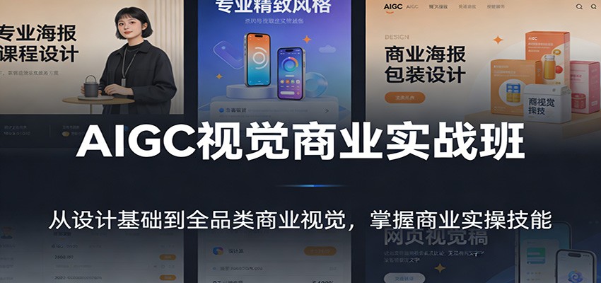 AIGC视觉商业实战班：从设计基础到全品类商业视觉，掌握商业实操技能-初遇