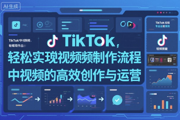 TikTok中视频制做流程,轻松实现Tk中视频的高效创作与运营-初遇
