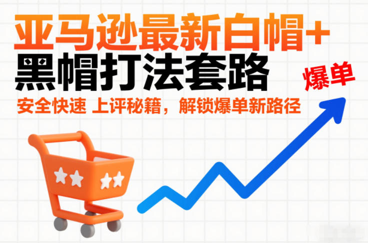 亚马逊最新白帽+黑帽打法套路，安全快速上评秘籍，解锁爆单新路径-初遇