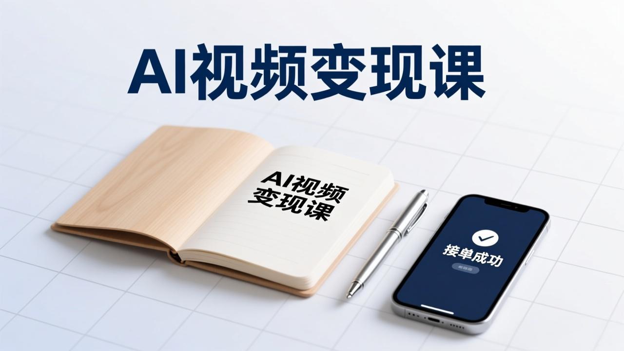 AI视频变现课，学完即可创作短片、接商单，实现副业增收，单项目报价可达千元-初遇