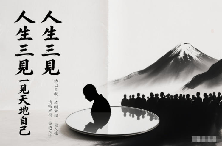 人生三见一见天地见众生见自己，活出自我拥有清晰幸福人生，搞透人性-初遇