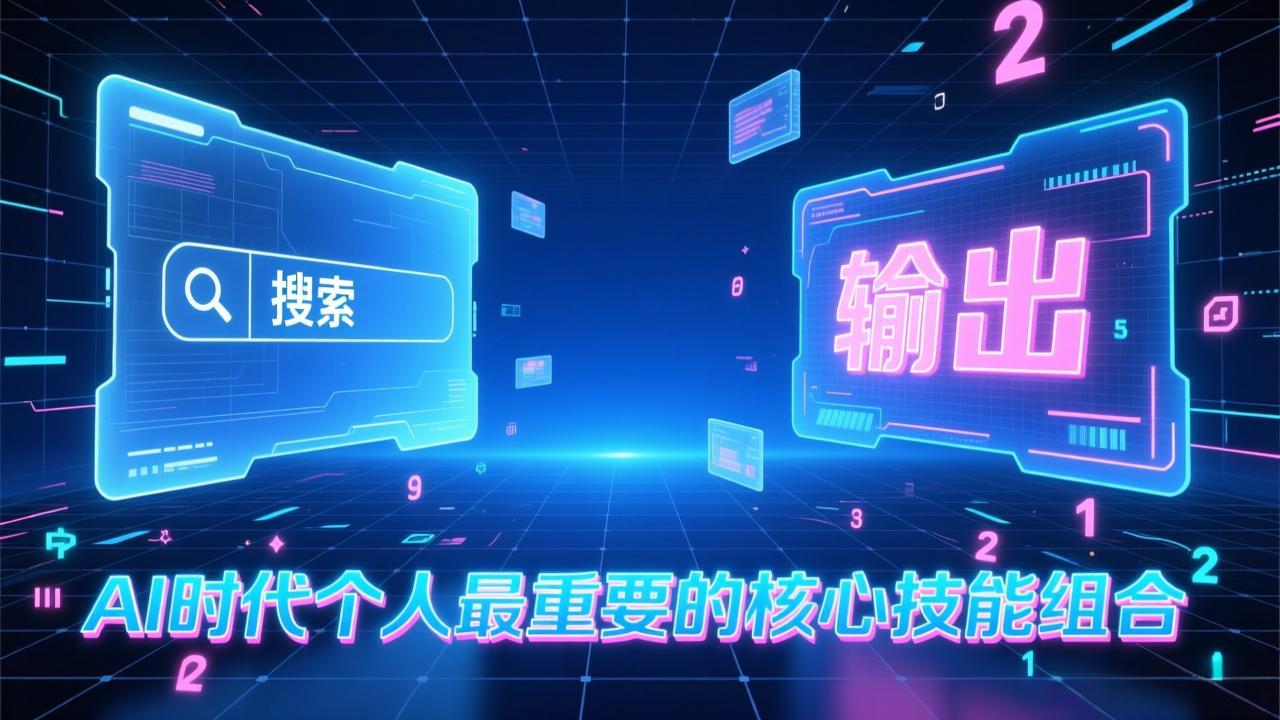付费文章：AI时代个人最重要的核心技能组合：“输出能力”和“搜索能力”-初遇