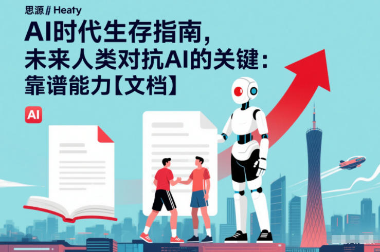 AI时代生存指南，未来人类对抗AI的关键：靠谱能力【文档】-初遇