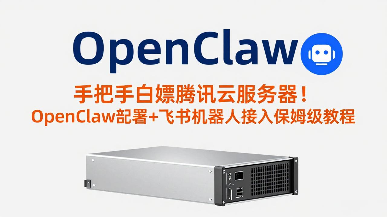手把手白嫖腾讯云服务器!OpenClaw部署+飞书机器人接入保姆级教程-初遇