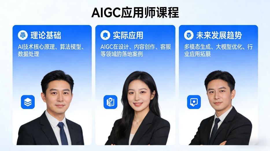 AIGC应用师课程，覆盖了AI技术的理论基础、实际应用、以及未来发展趋势(更新)-初遇
