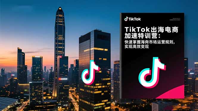TikTok出海电商加速特训营-更新：快速掌握海外市场运营规则，实现高效变现-初遇