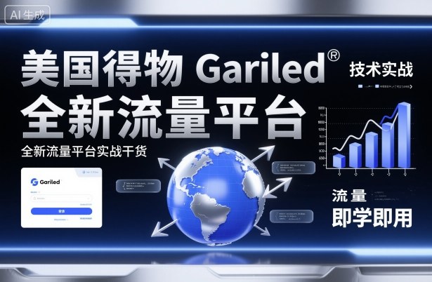 美国得物Gariled技术实战,全新流量平台实战干货,即学即用-初遇