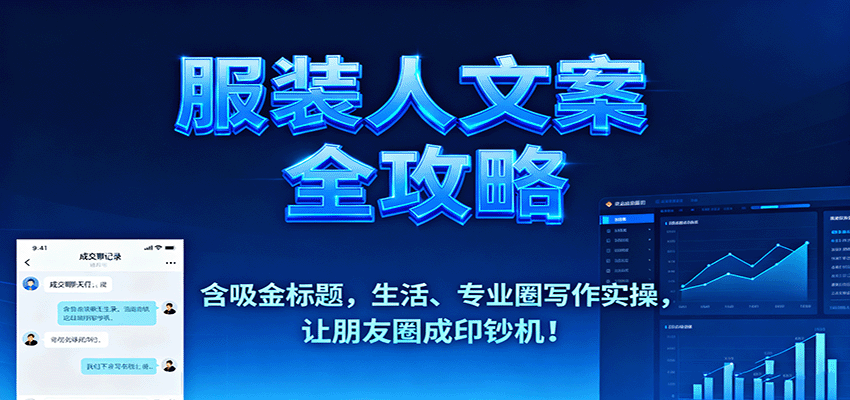 服装人文案全攻略，含吸金标题，生活、专业圈写作实操，让朋友圈成印钞机！-初遇