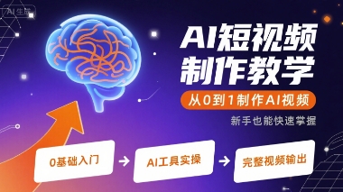 AI短视频制作教学,从0到1制作AI视频-初遇