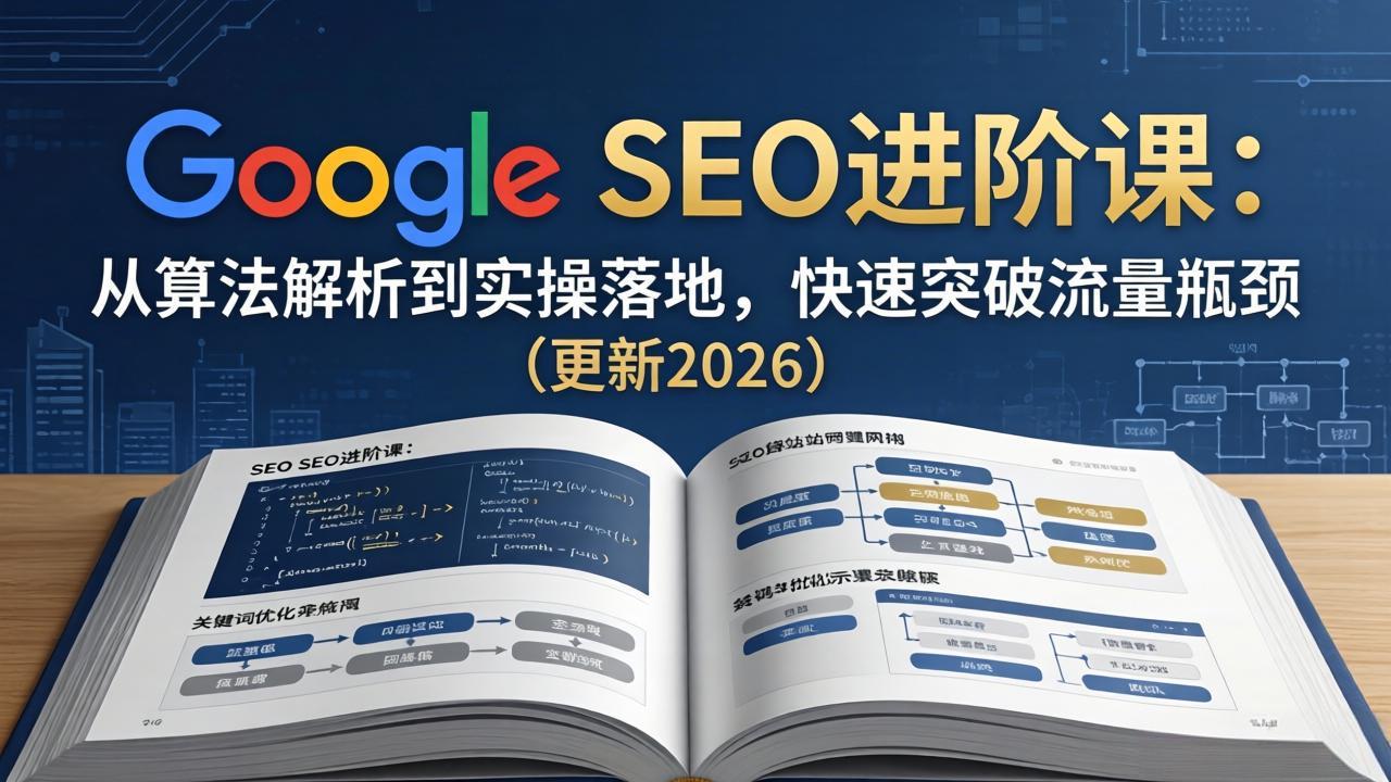 Google SEO进阶课：从算法解析到实操落地，快速突破流量瓶颈(更新2026-初遇