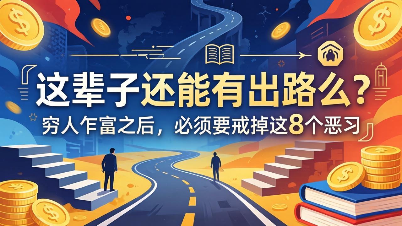 关于人生两篇付费文章【这辈子还能有出路么？】【穷人乍富之后，必须要戒掉这8个恶习】-初遇