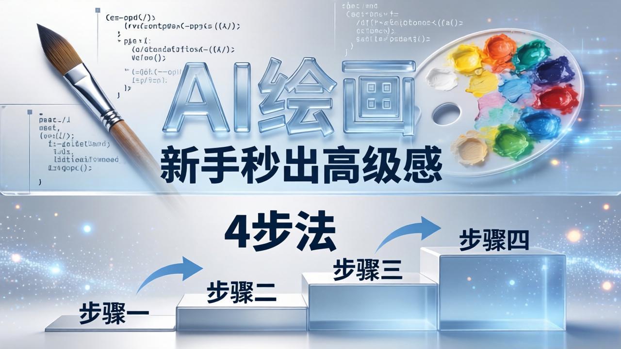 AI绘画入门别再硬磕了！即梦4步法：万能提示词公式+BRTR框架，新手秒出高级感-初遇