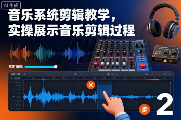音乐系统剪辑教学,实操展示音乐剪辑过程-初遇
