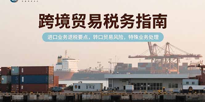 跨境贸易税务指南,进口业务退税要点,转口贸易风险,特殊业务处理-初遇